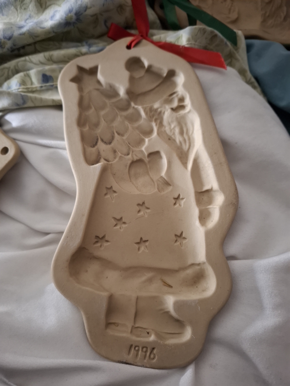 Brown Bag Ceramic Santa Mold - Beige